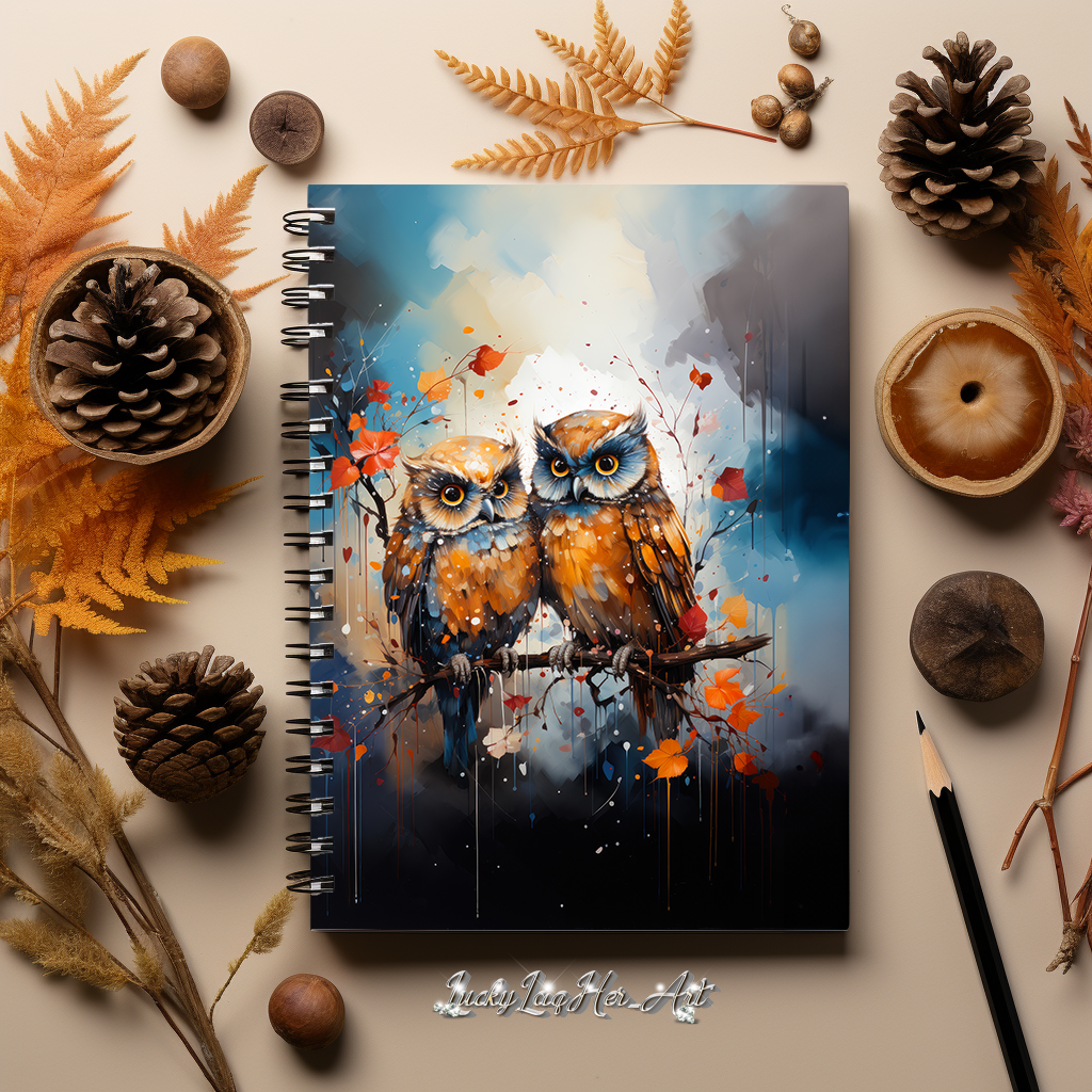 Autumn Owls Notebook v1