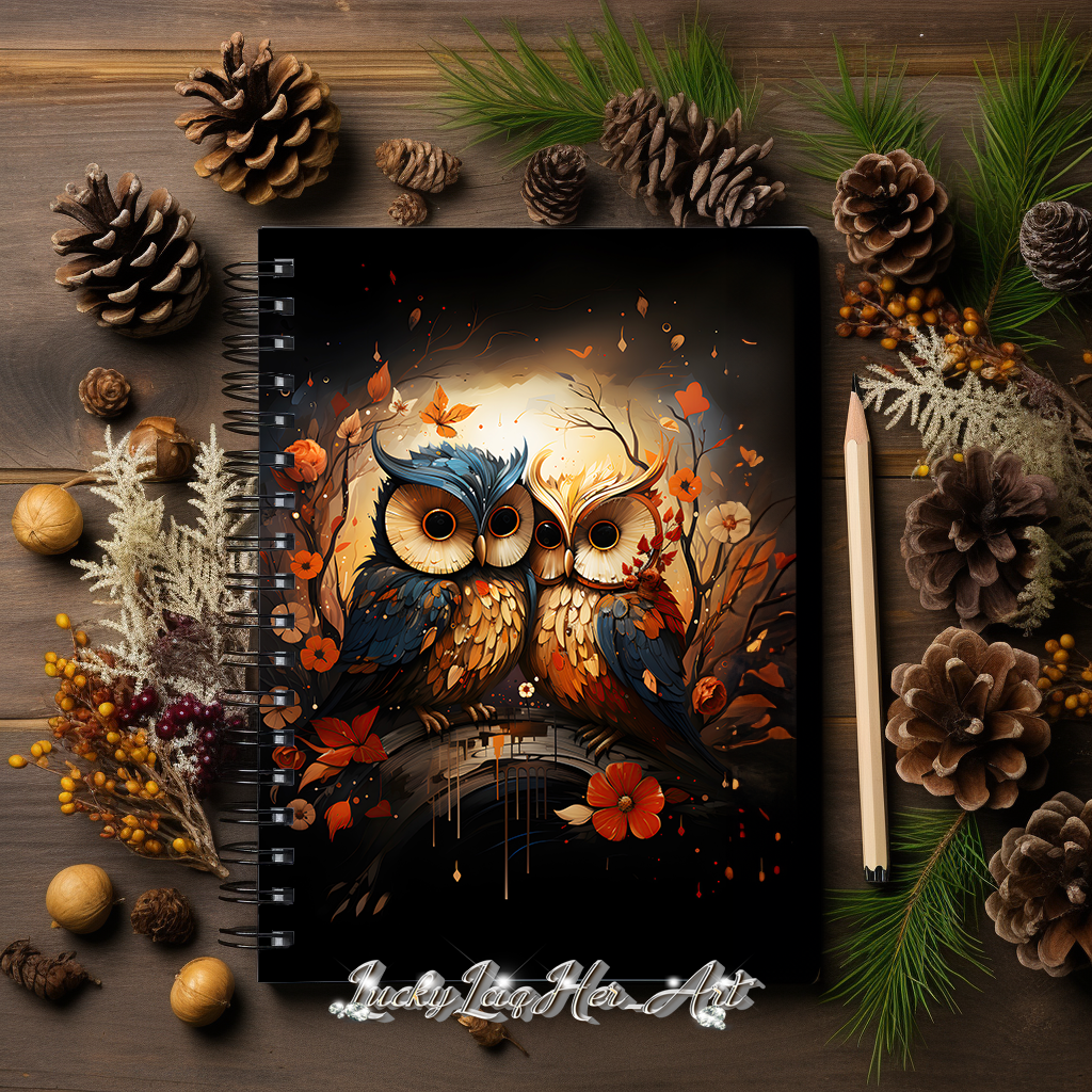 Autumn Owls Notebook v2