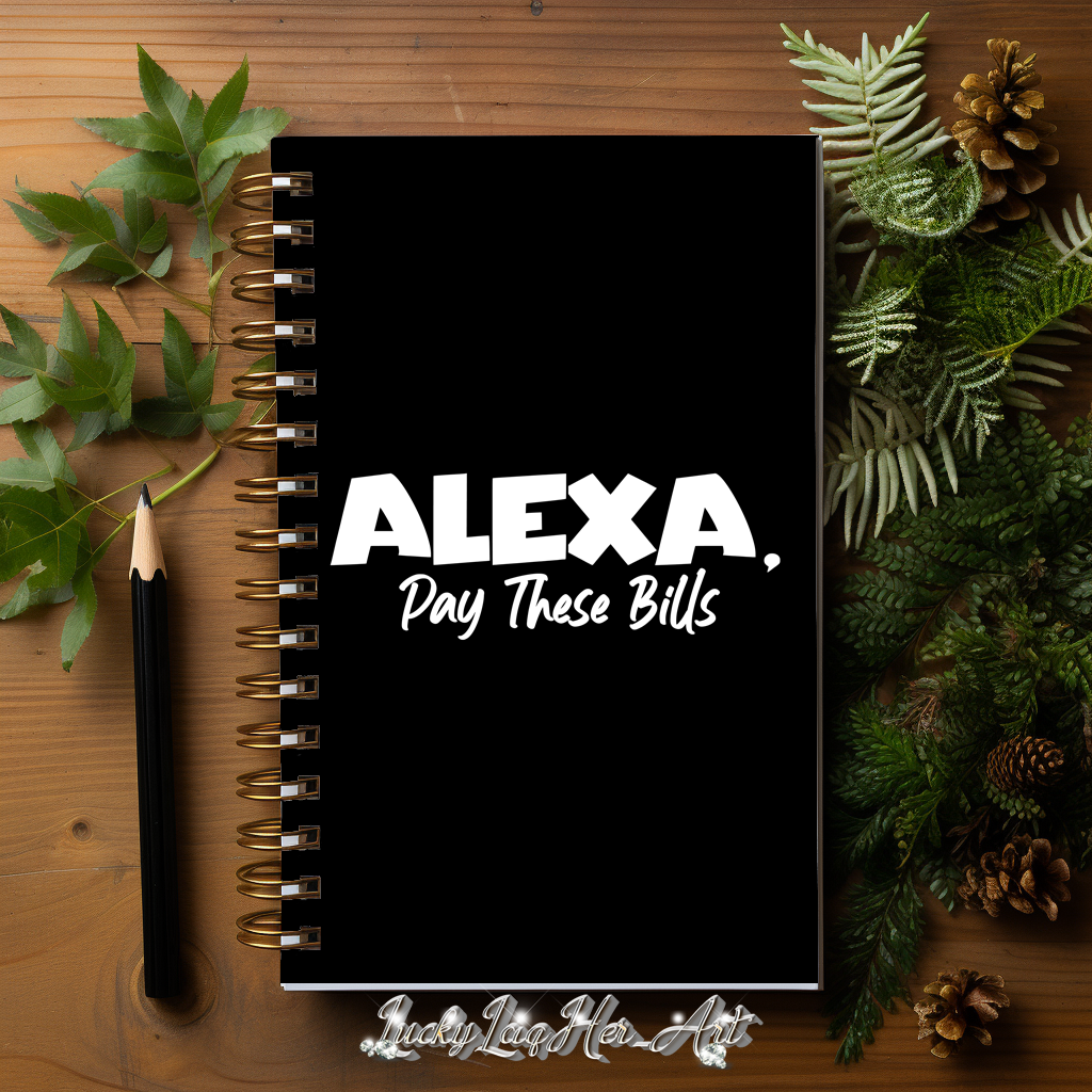 Alexa Bills - Notebook - White