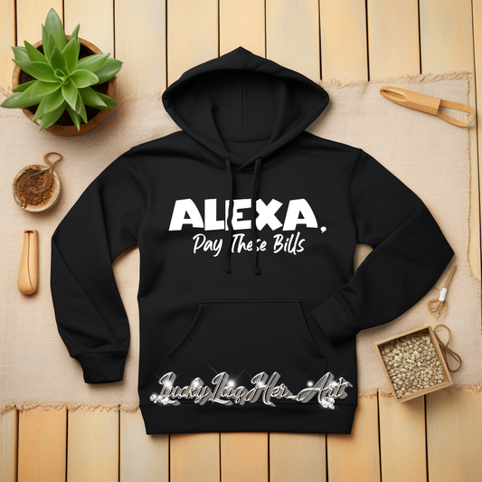 Alexa Bills Hoodie - White Text