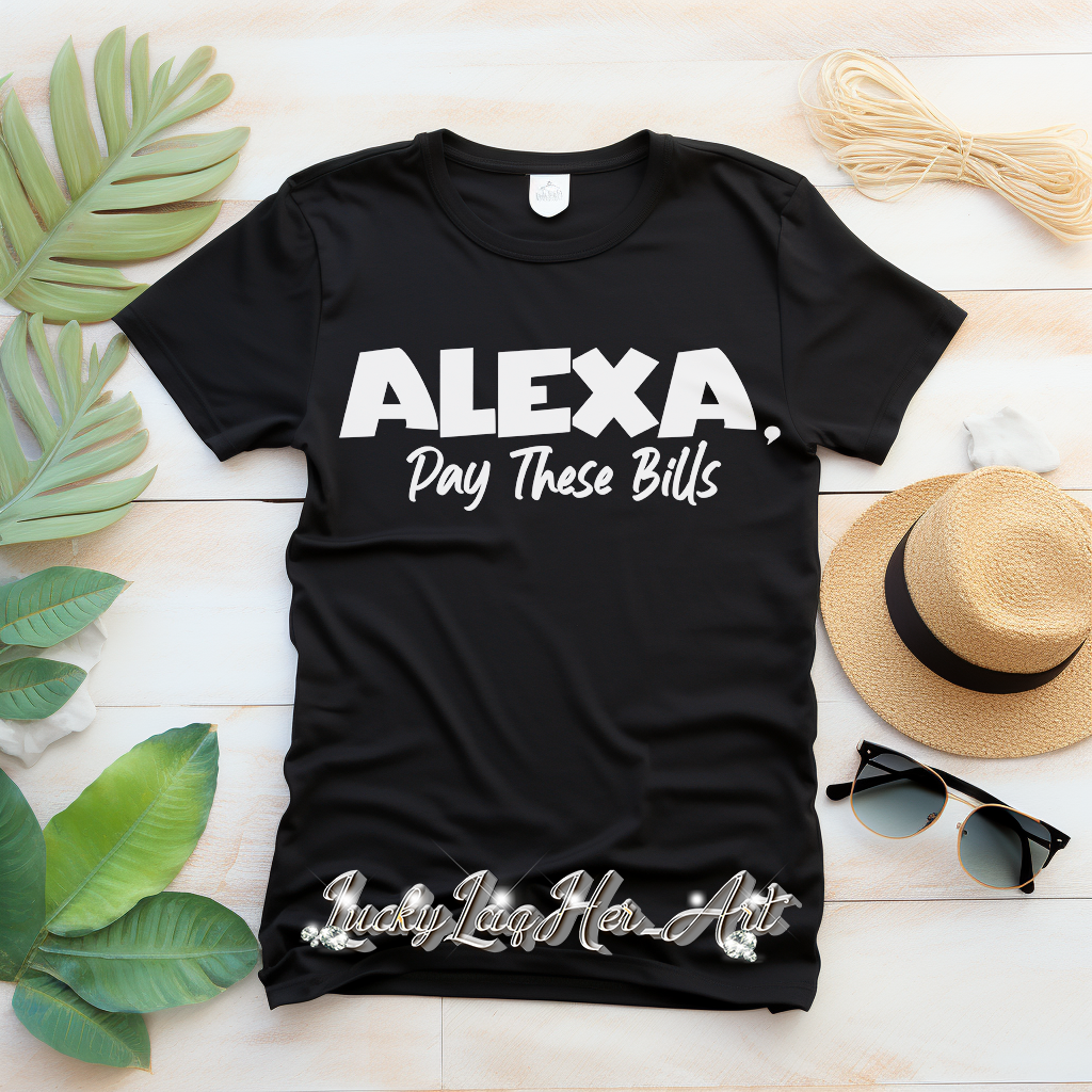 Alexa Bills TShirt - White Text