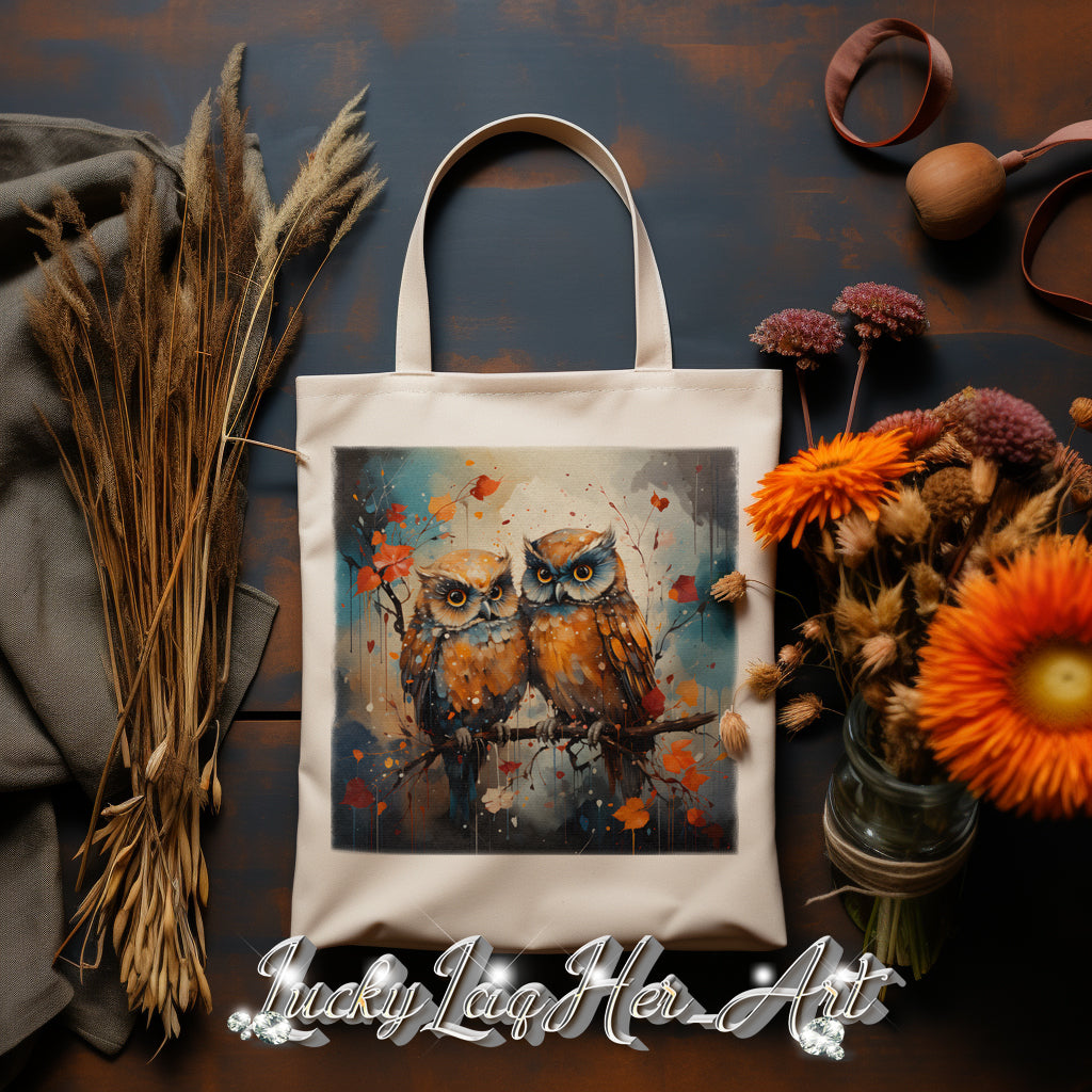 Autumn Owl Totes v1