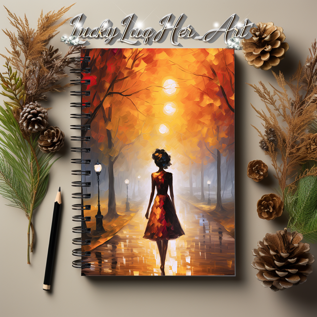 Autumn Park Stroll Notebook v1