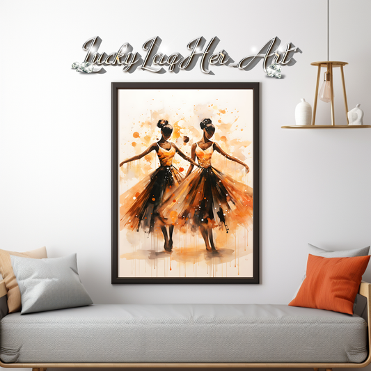 Ballerinas v2 - Wall Art