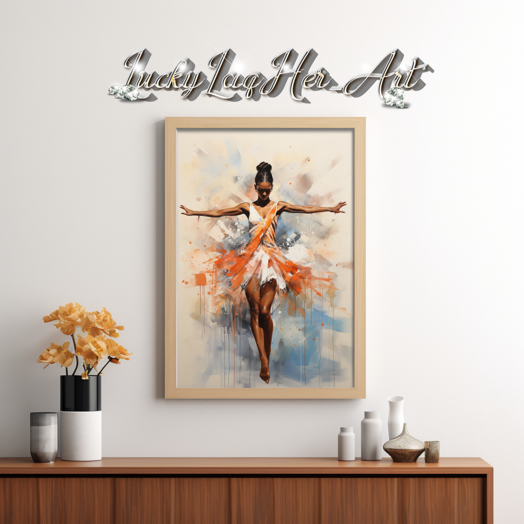 Ballerinas v4 - Canvas - Wall Art