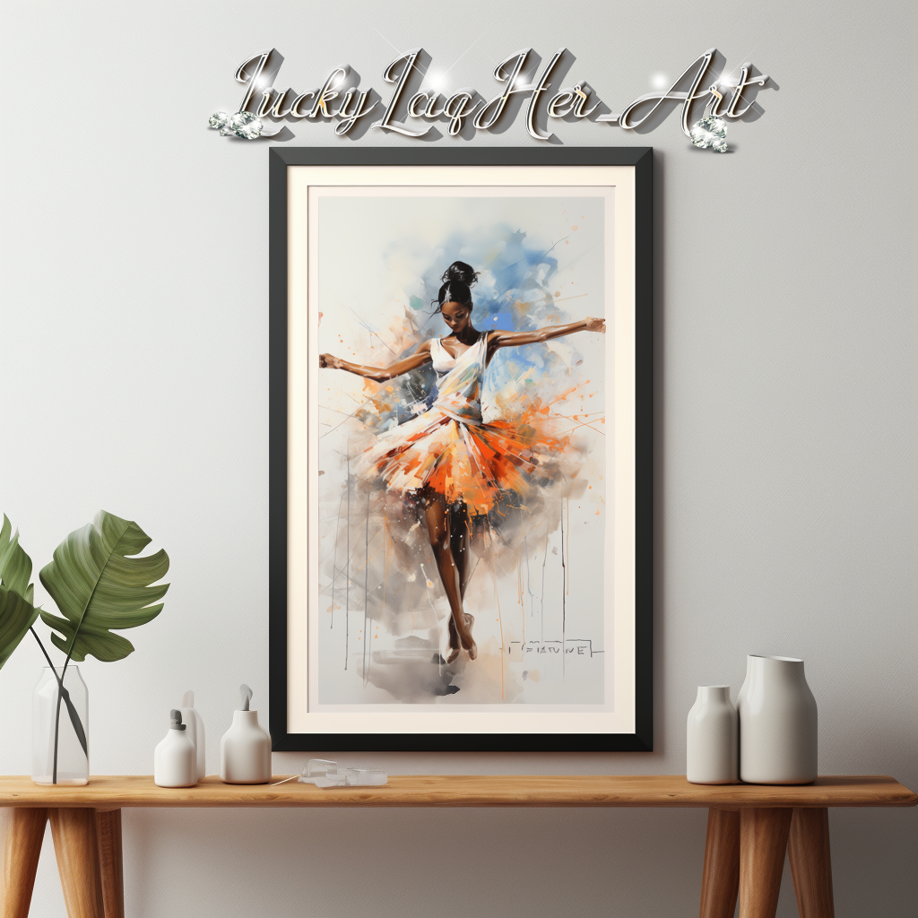 Ballerinas v5 - Wall Art