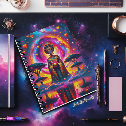 Celestial Majesty: Afro-Futurism Inspiration Notebook - v2