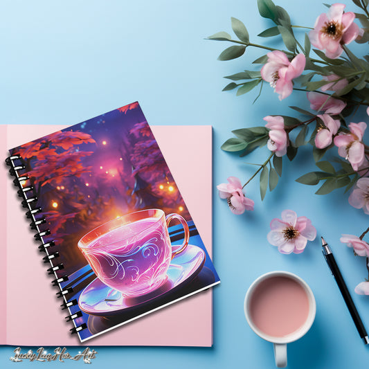 Cosmic Coffee Cup Notebook v2