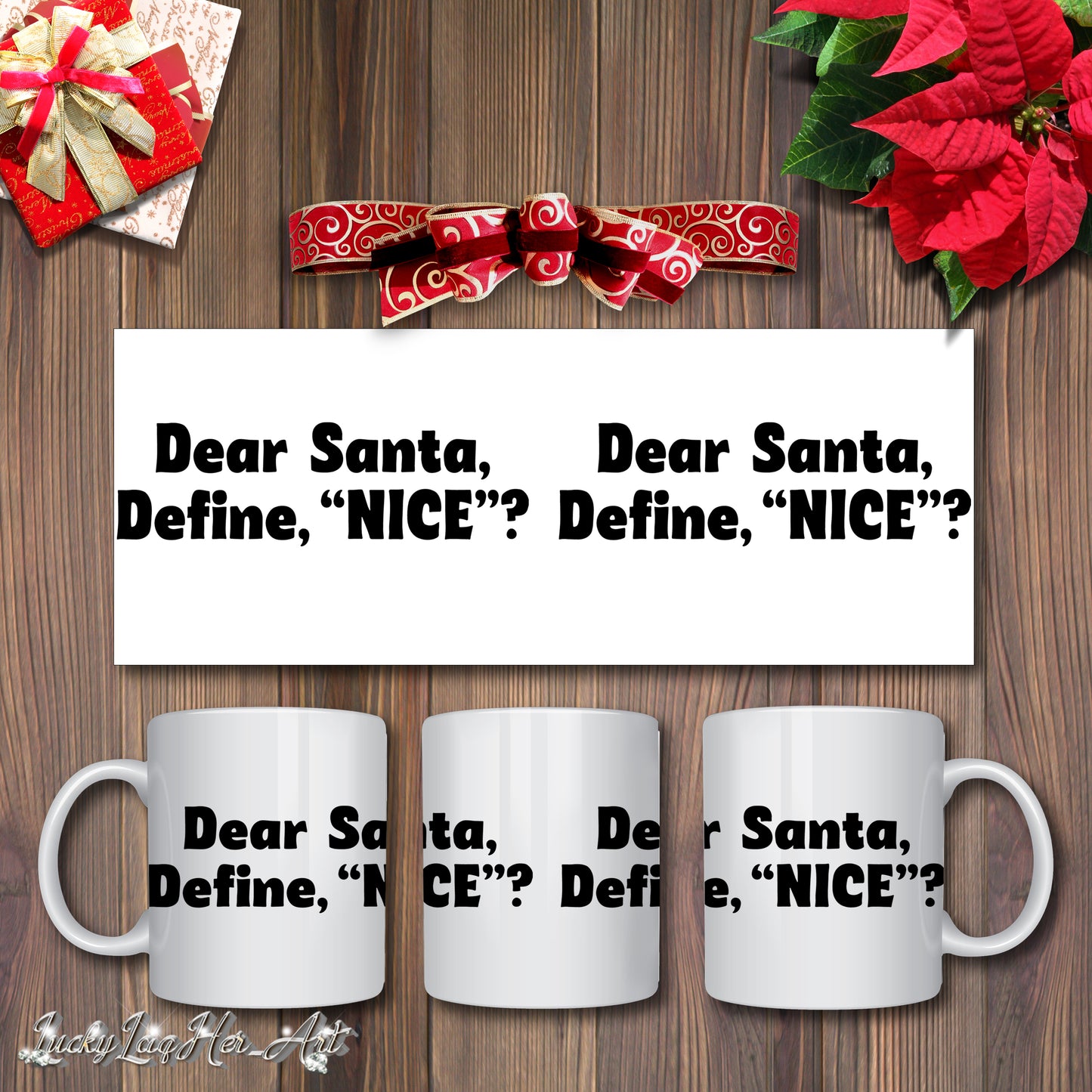 Define Nice Mug Text - 20oz