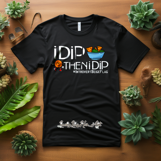 I Dip - TShirt Illustration - White