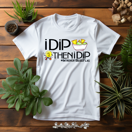 I Dip - TShirt Illustration - Black