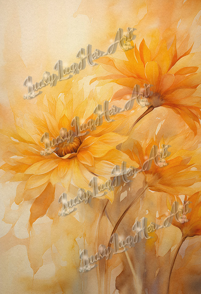 Sunflowers v2 - Wall Art