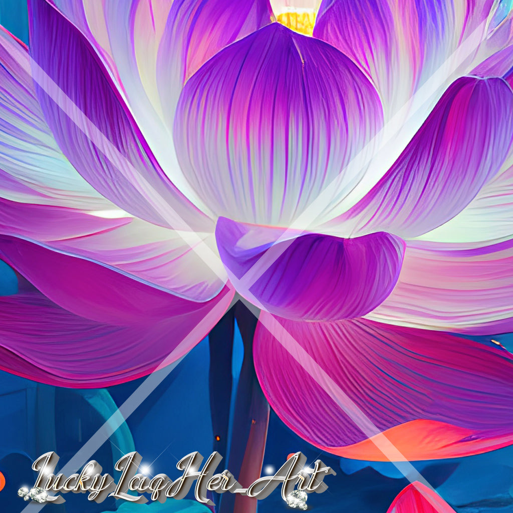 Lotus Flower v2 - Wall Art