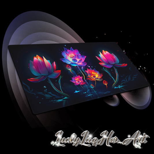 Lotus Flower Gaming Pad v3 - Large