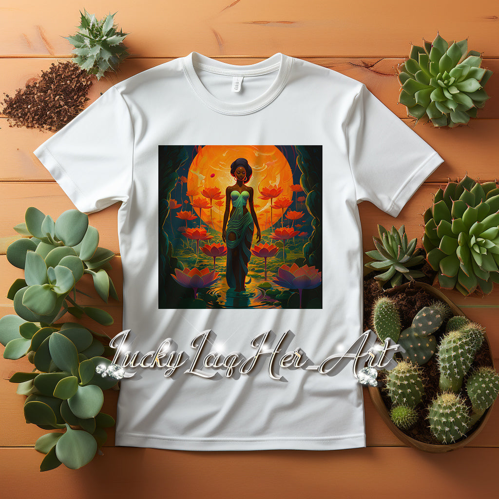 Lotus Goddess TShirt v3 - Gildan