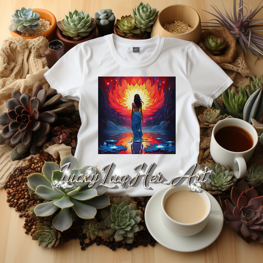 Lotus Goddess TShirt v4 - Gildan