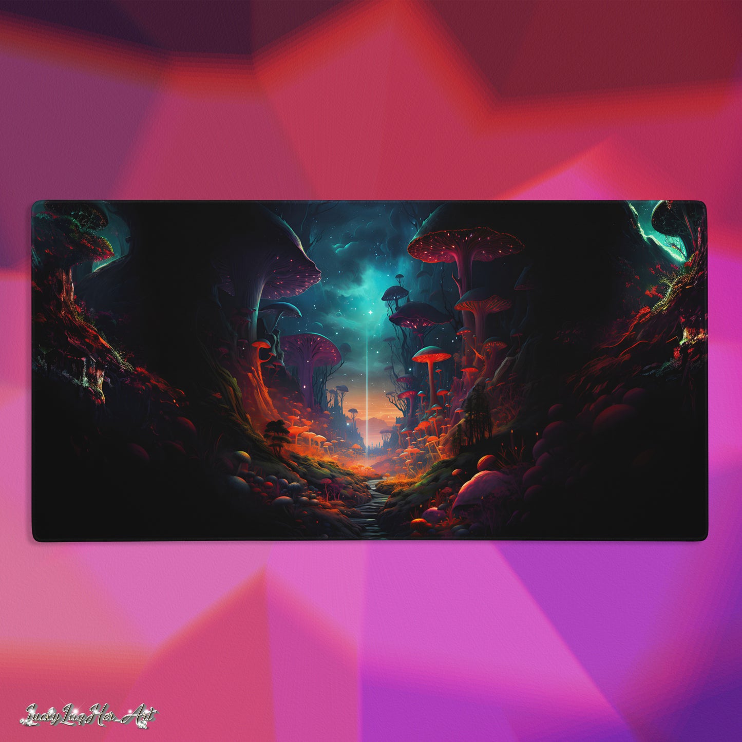 Mushroom Galaxy Gaming Mat Large v3