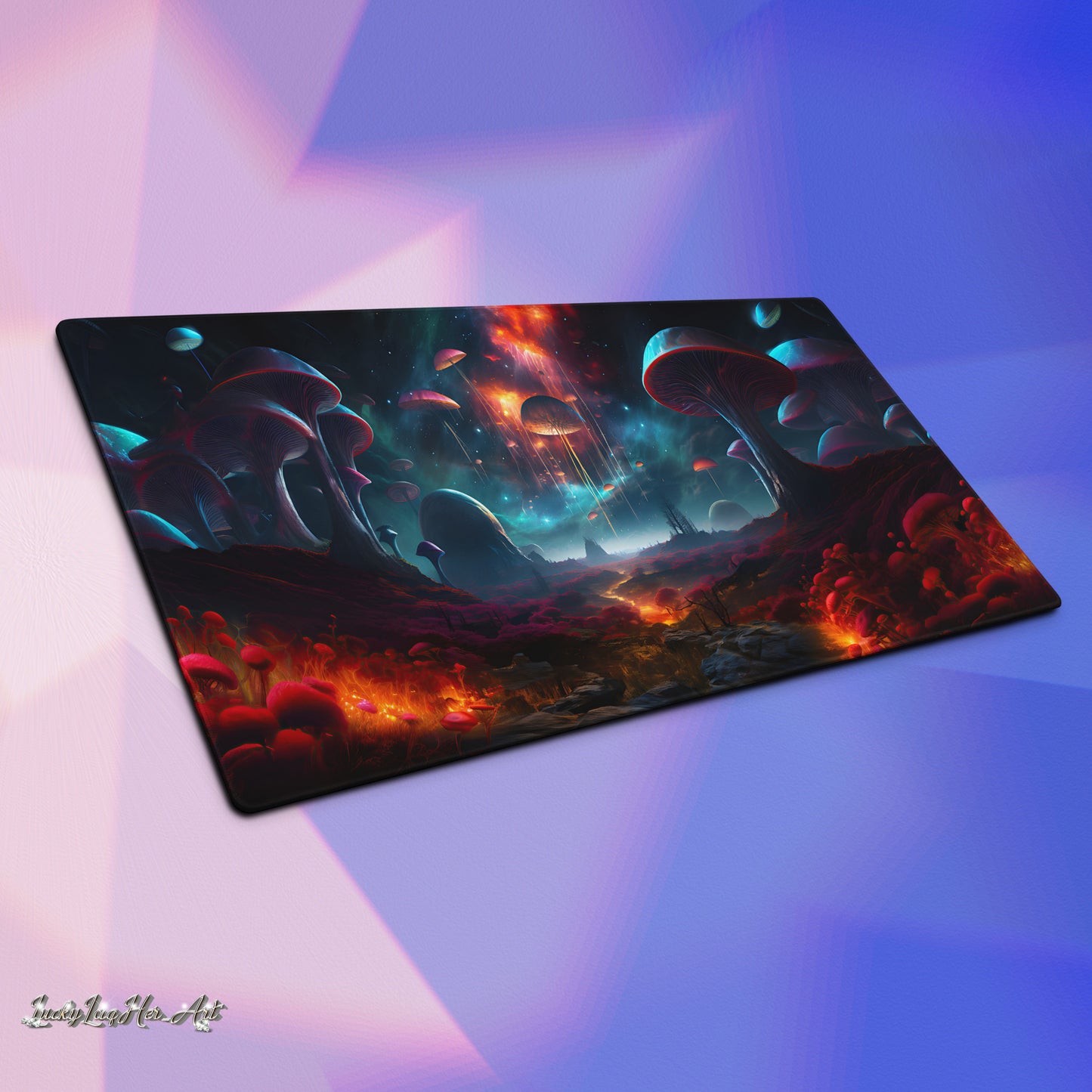 Mushroom Galaxy Gaming Mat Large v4