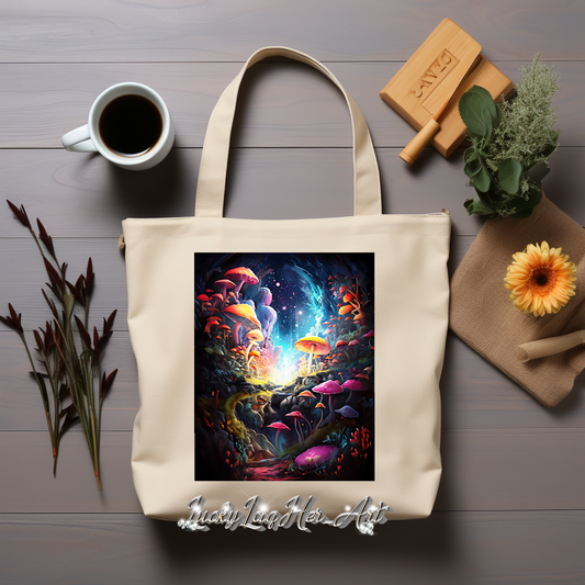 Mushroom Galaxy Tote v1