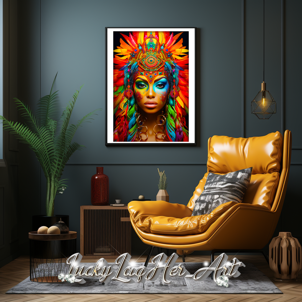 Orisha: Oshunmare v2 - Wall Art