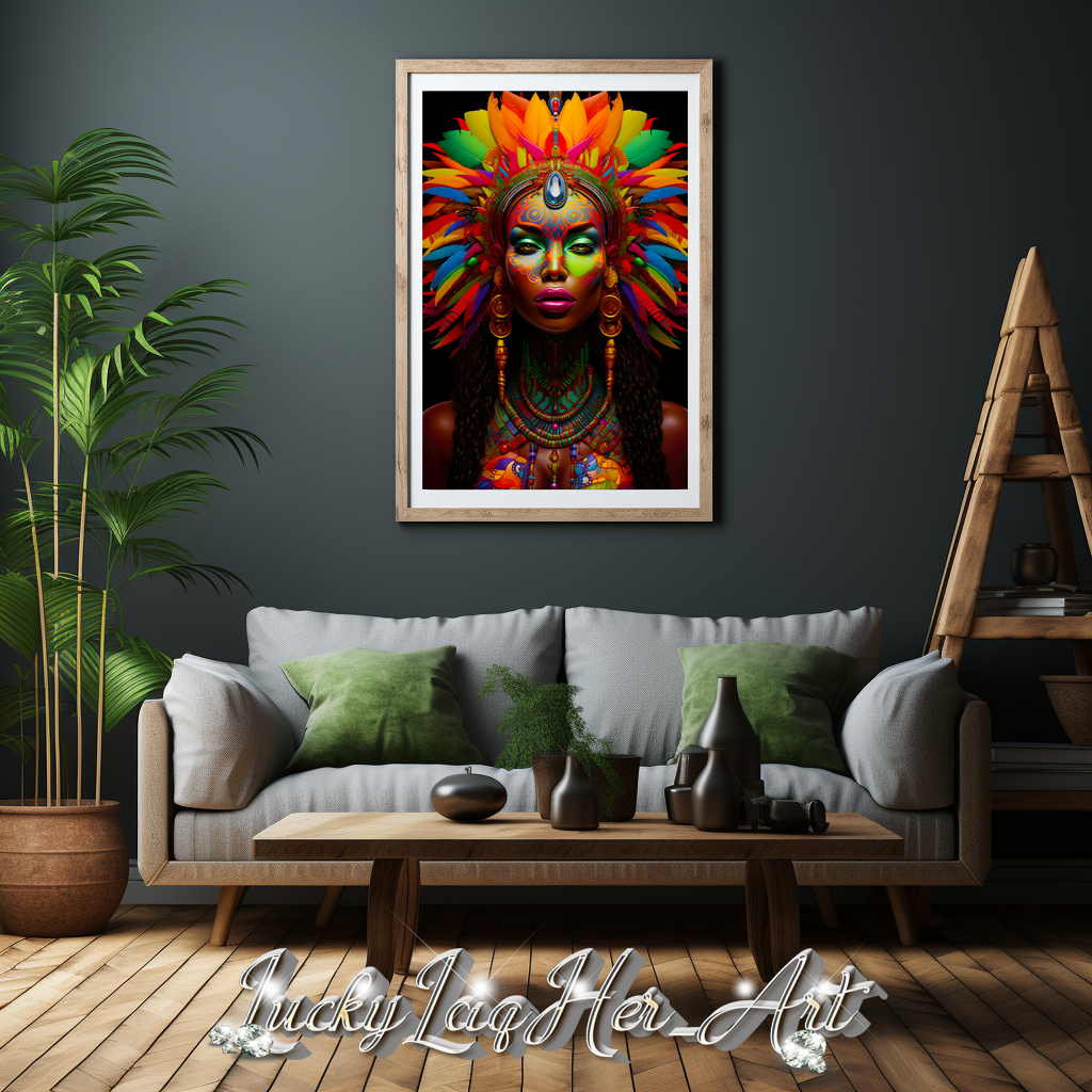 Orisha: Oshunmare v4 - Wall Art