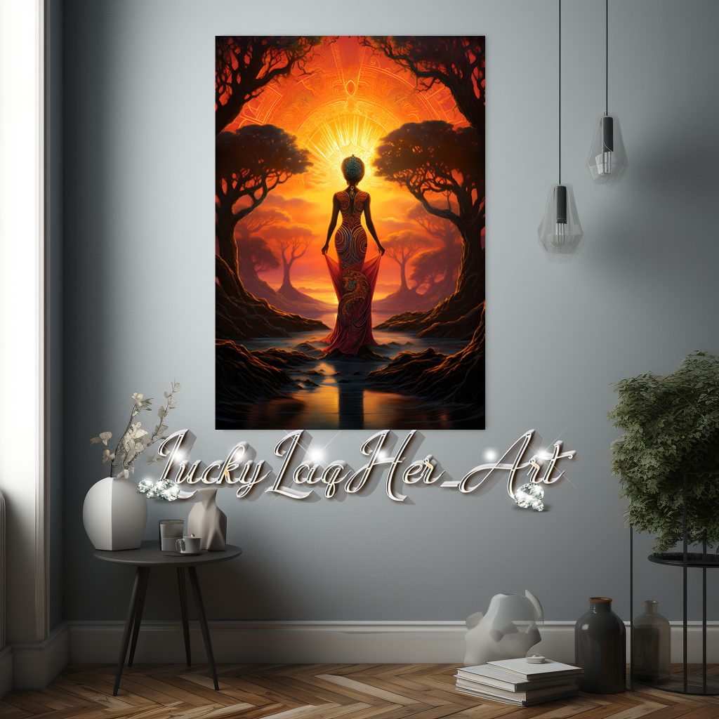 Orisha: Oya v2 - Wall Art