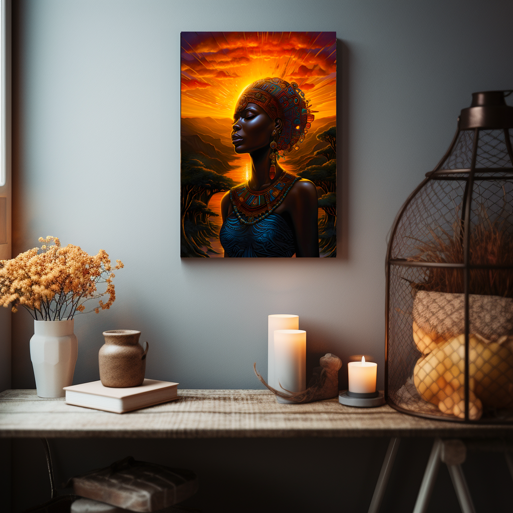 Orisha: Oya v3 - Wall Art