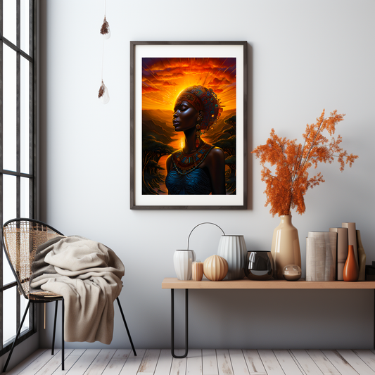 Orisha: Oya v3 - Wall Art