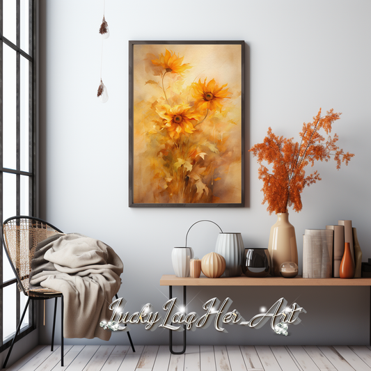 Sunflowers v1 - Wall Art