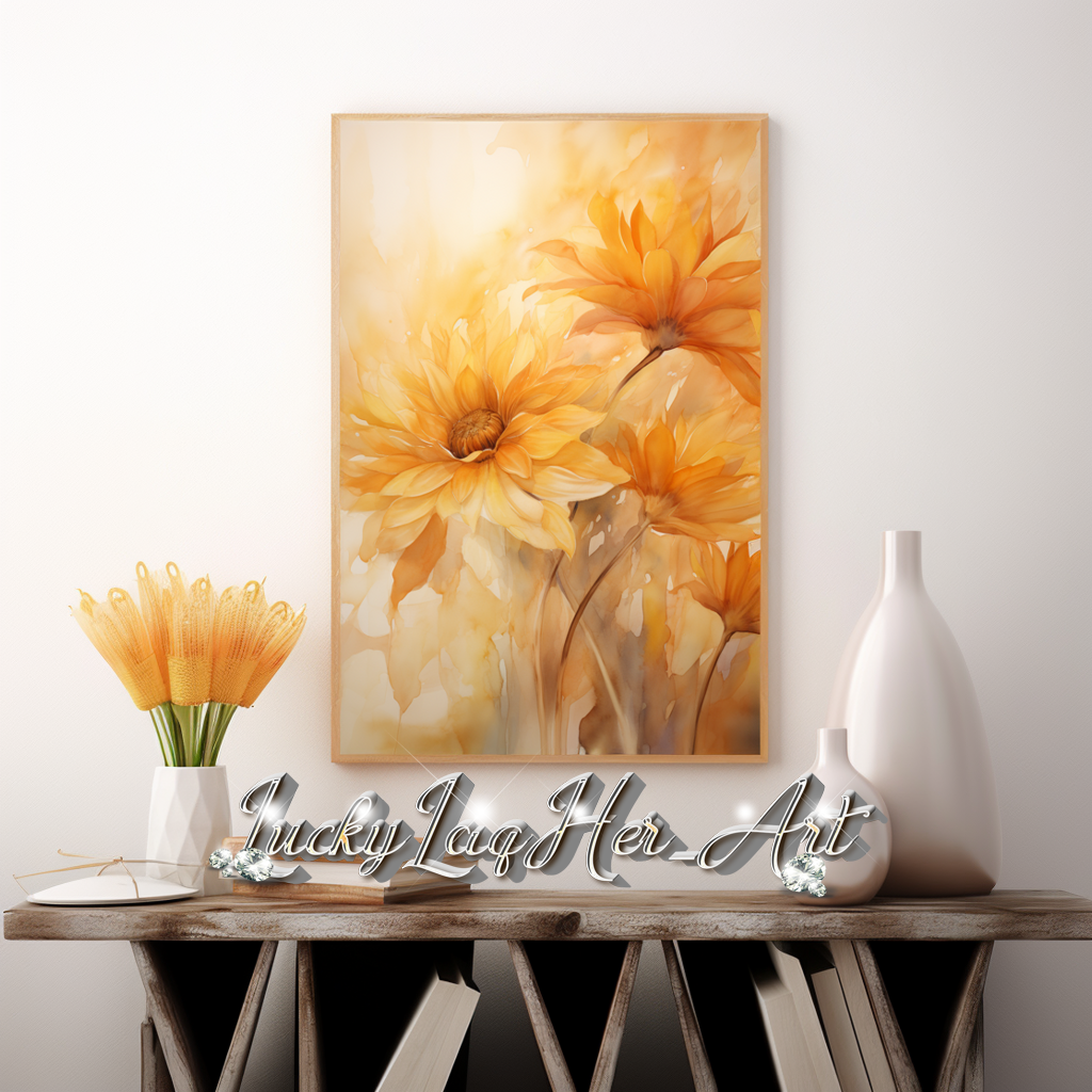 Sunflowers v2 - Wall Art