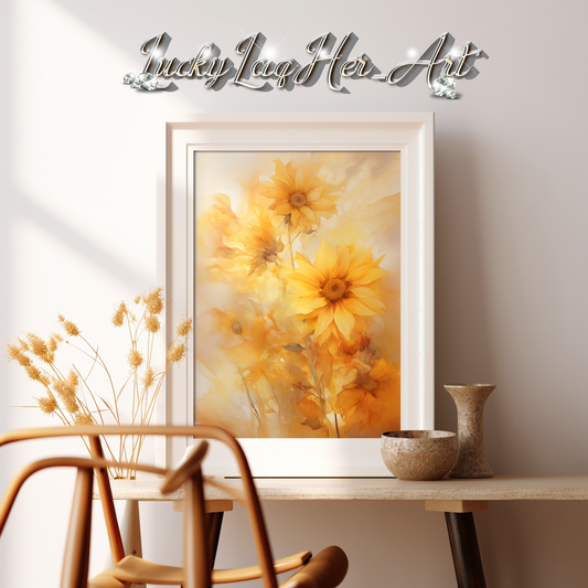 Sunflowers v4 - Wall Art