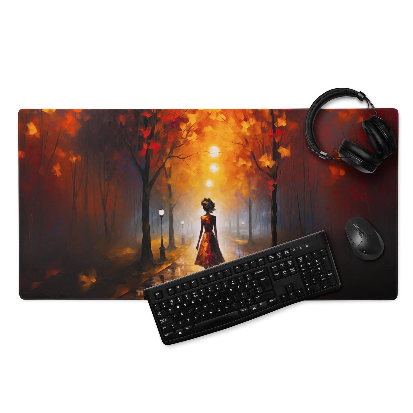 Autumn Park Stroll Gaming Pad v1 - large