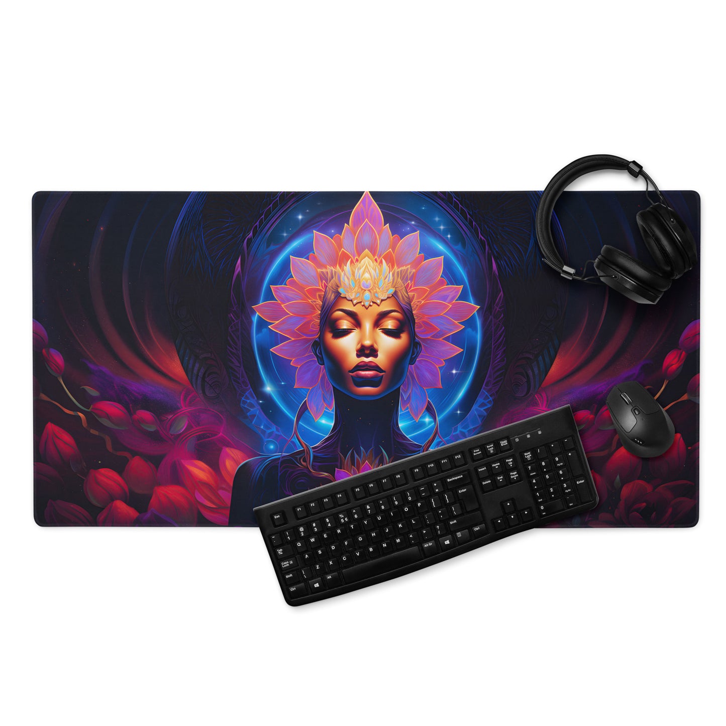 Lotus Goddess Gaming Pad v1 - Large