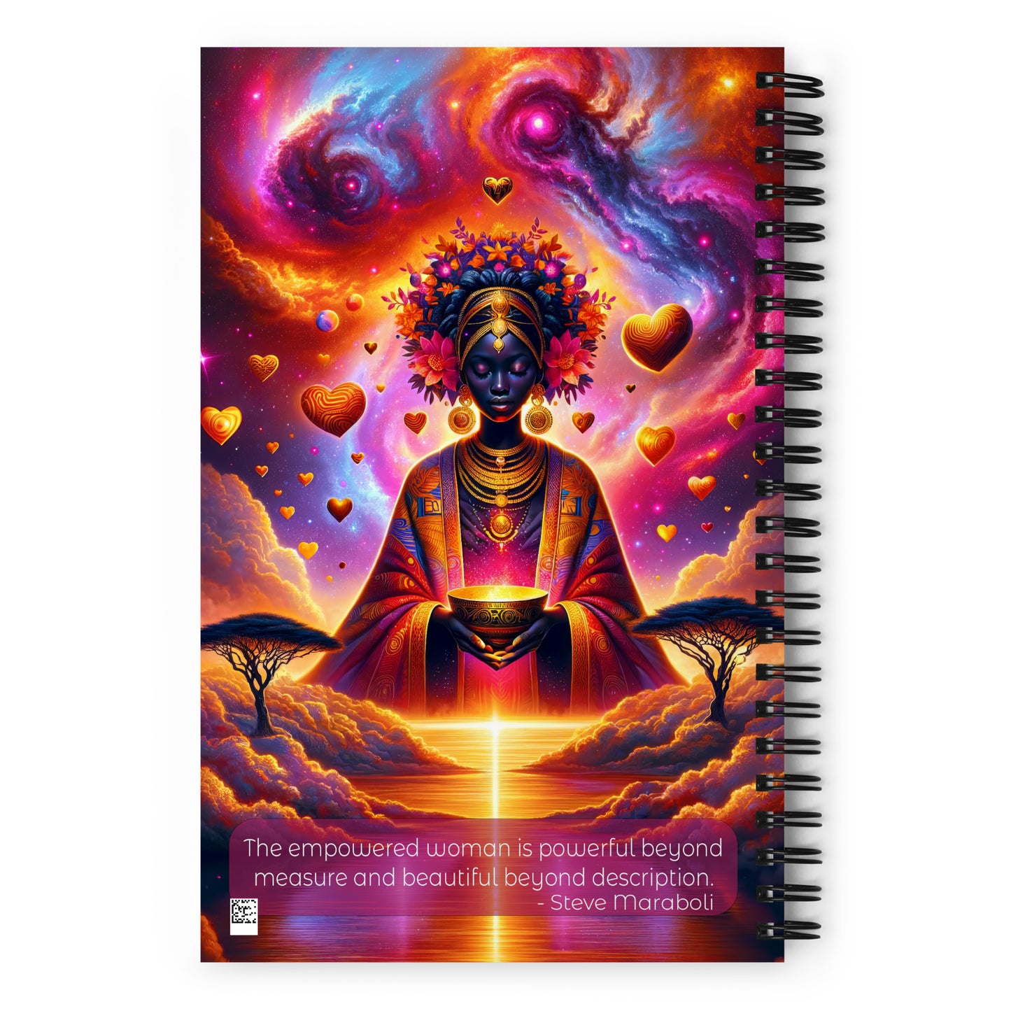 Celestial Majesty: Afro-Futurism Inspiration Notebook - v1