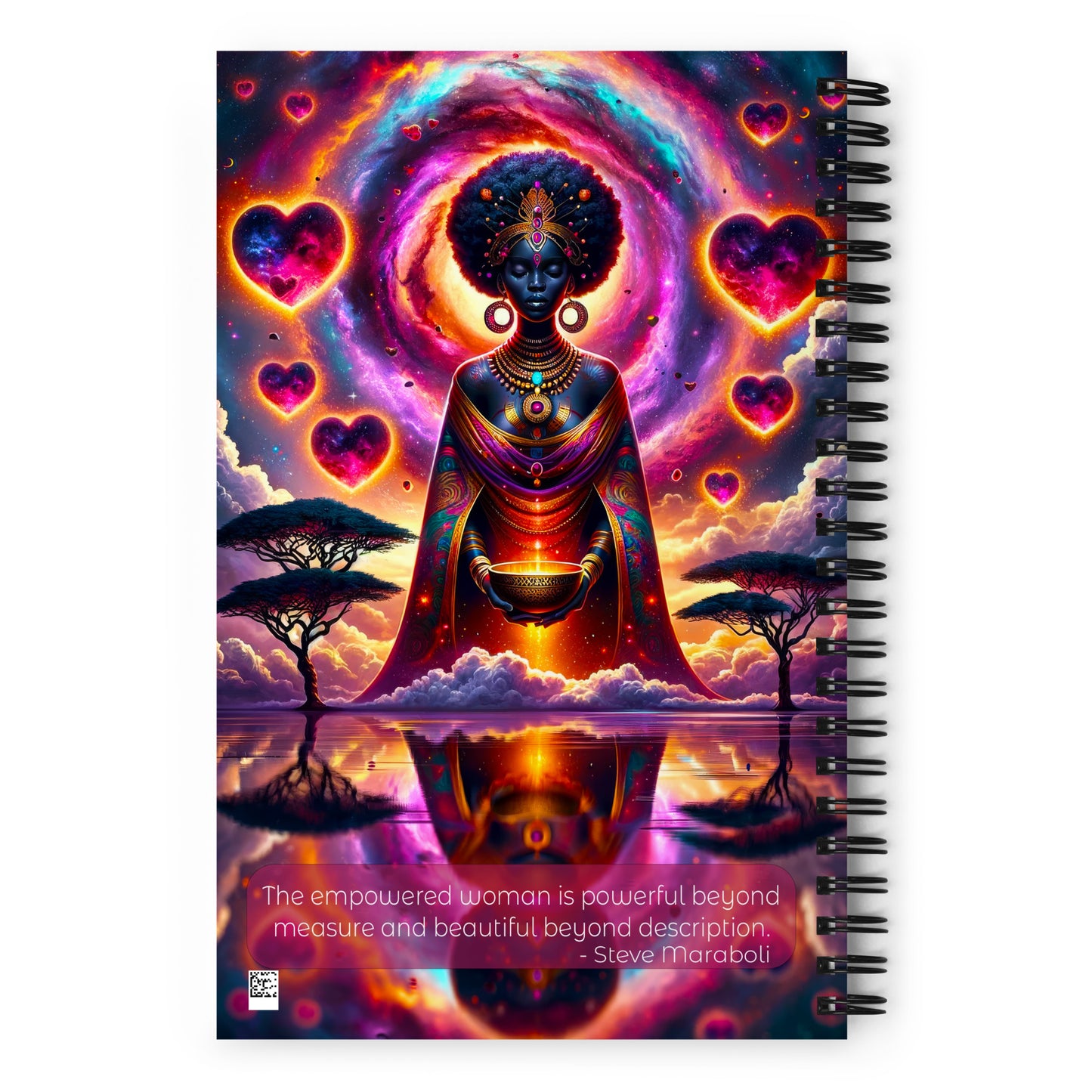 Celestial Majesty: Afro-Futurism Inspiration Notebook - v4