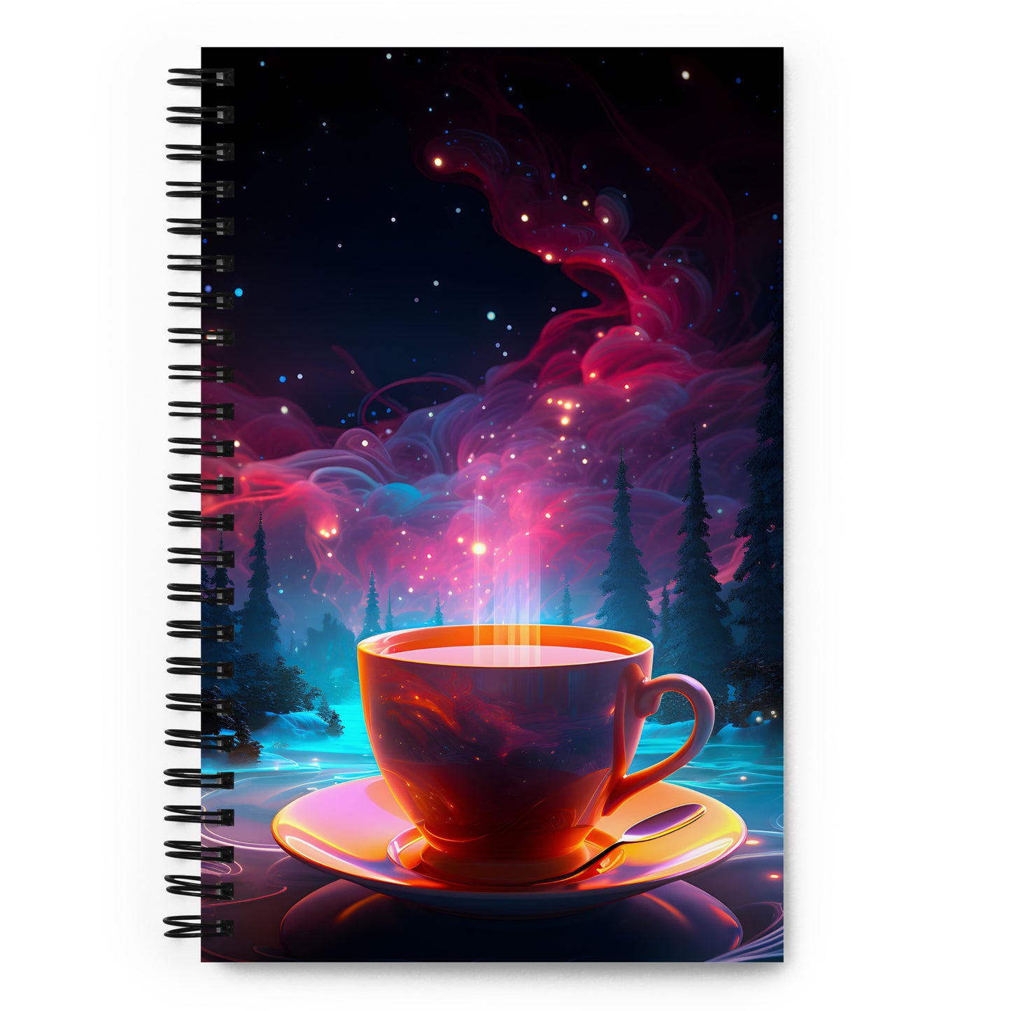 Cosmic Coffee Cup Notebook v3