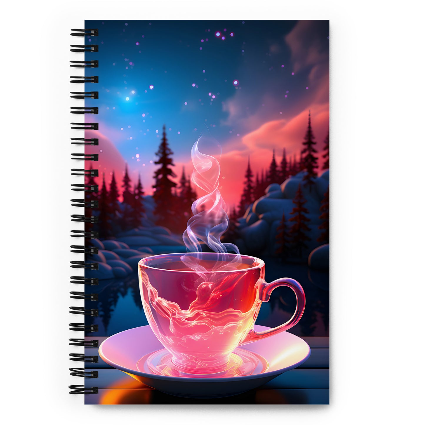 Cosmic Coffee Cup Notebook v4