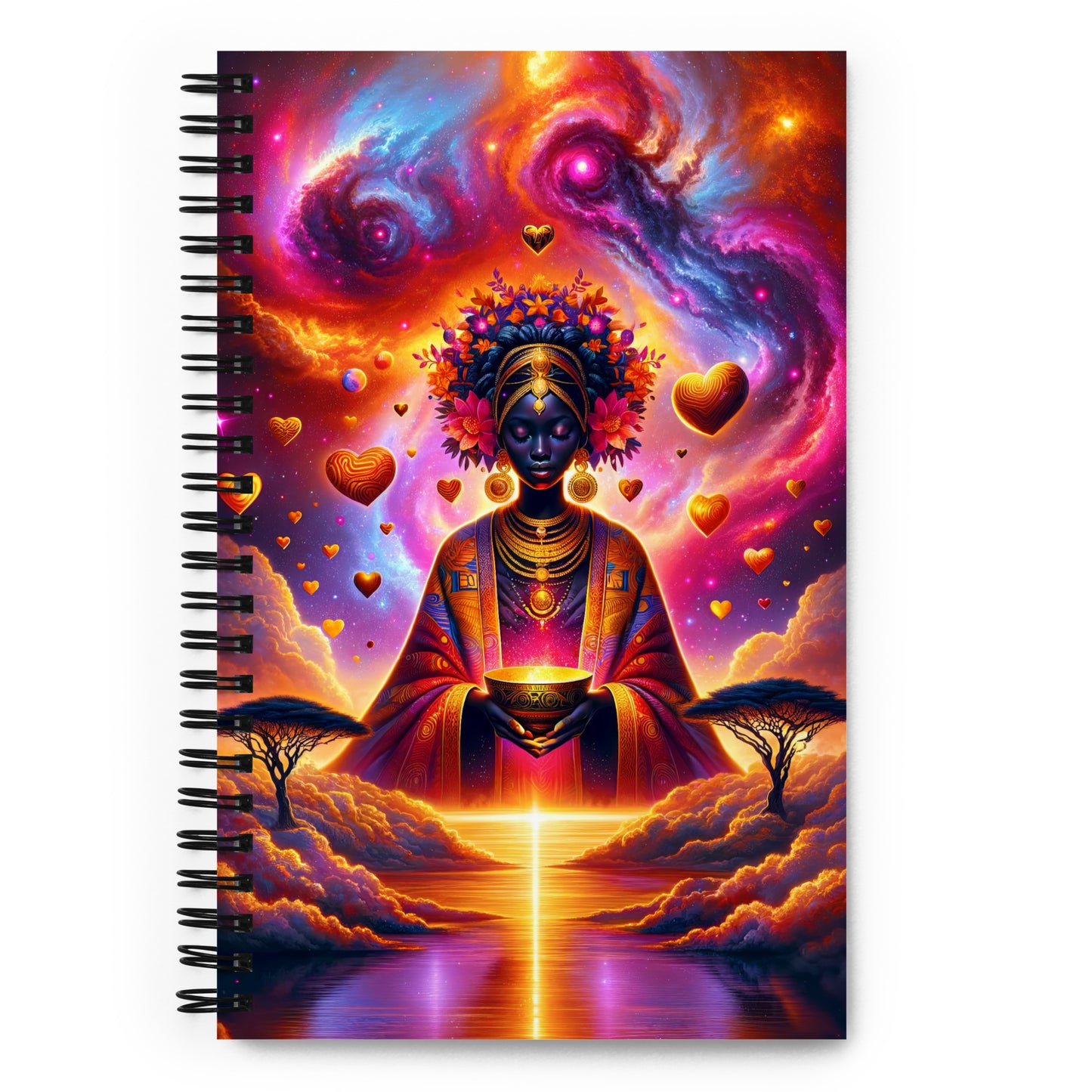 Celestial Majesty: Afro-Futurism Inspiration Notebook - v1