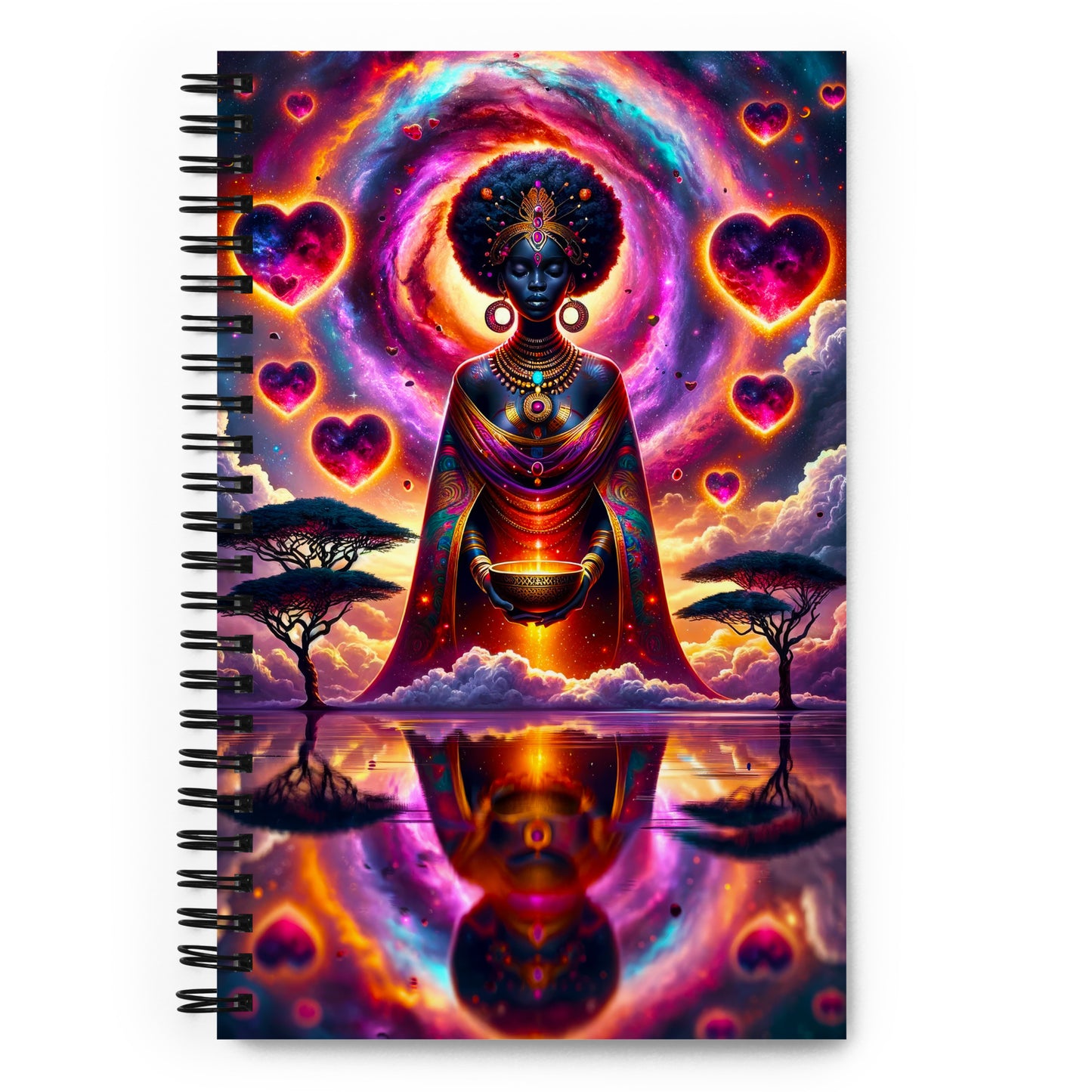 Celestial Majesty: Afro-Futurism Inspiration Notebook - v4