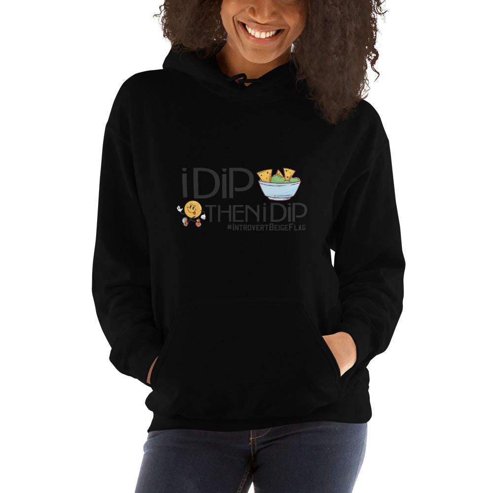 I Dip - Hoodie Illustration - Black