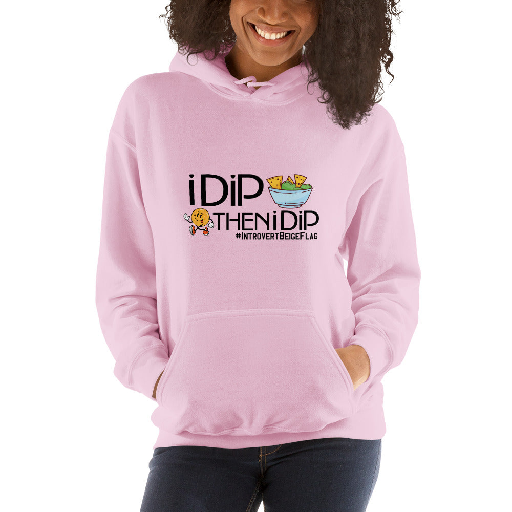 I Dip - Hoodie Illustration - Black