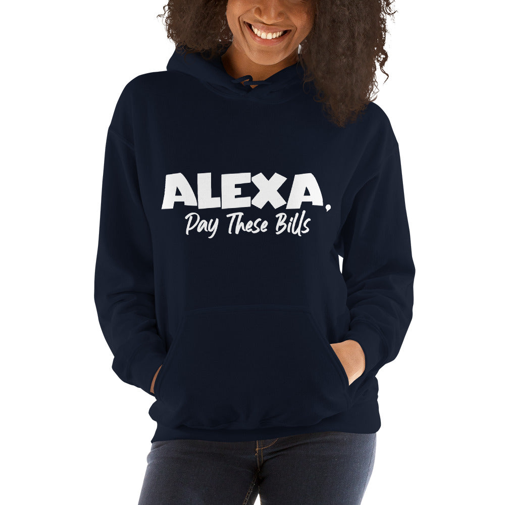 Alexa Bills Hoodie - White Text