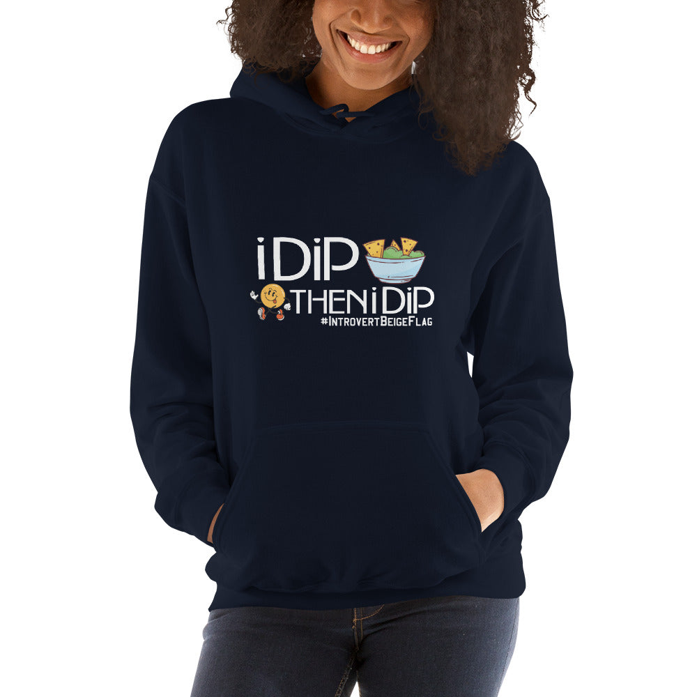 I Dip - Hoodie Illustration - White