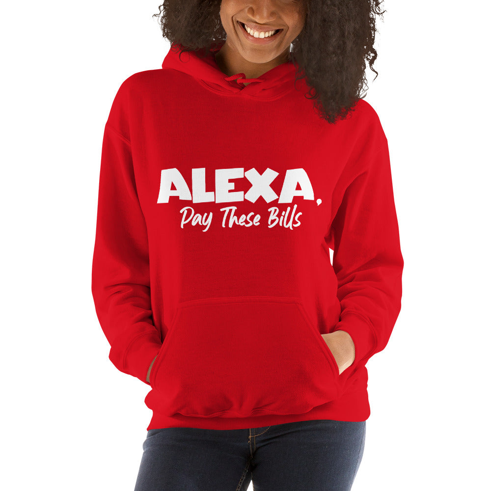 Alexa Bills Hoodie - White Text