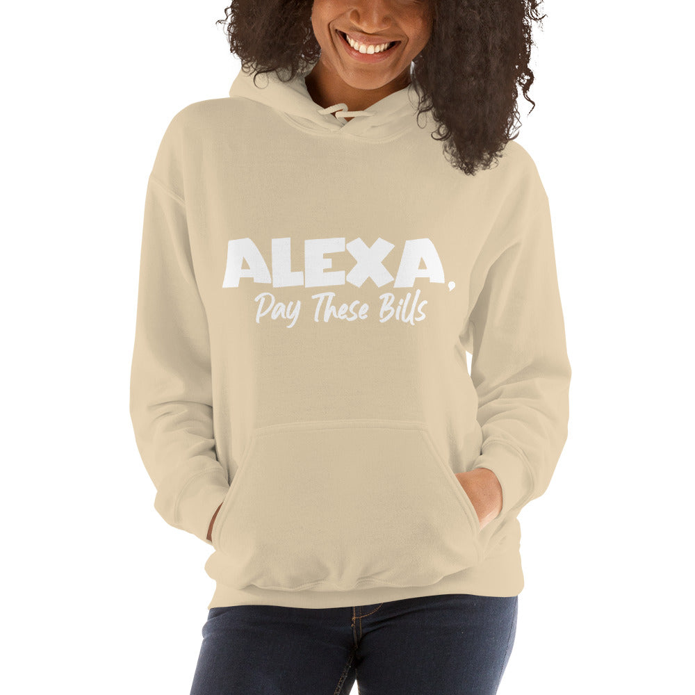 Alexa Bills Hoodie - White Text