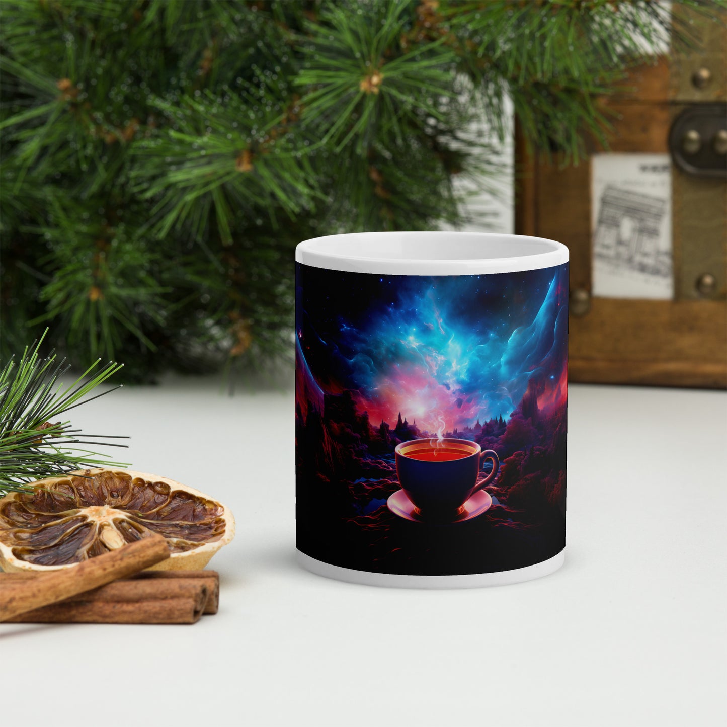 Cosmic Coffee Cups Mug Wrap v1 - 11oz