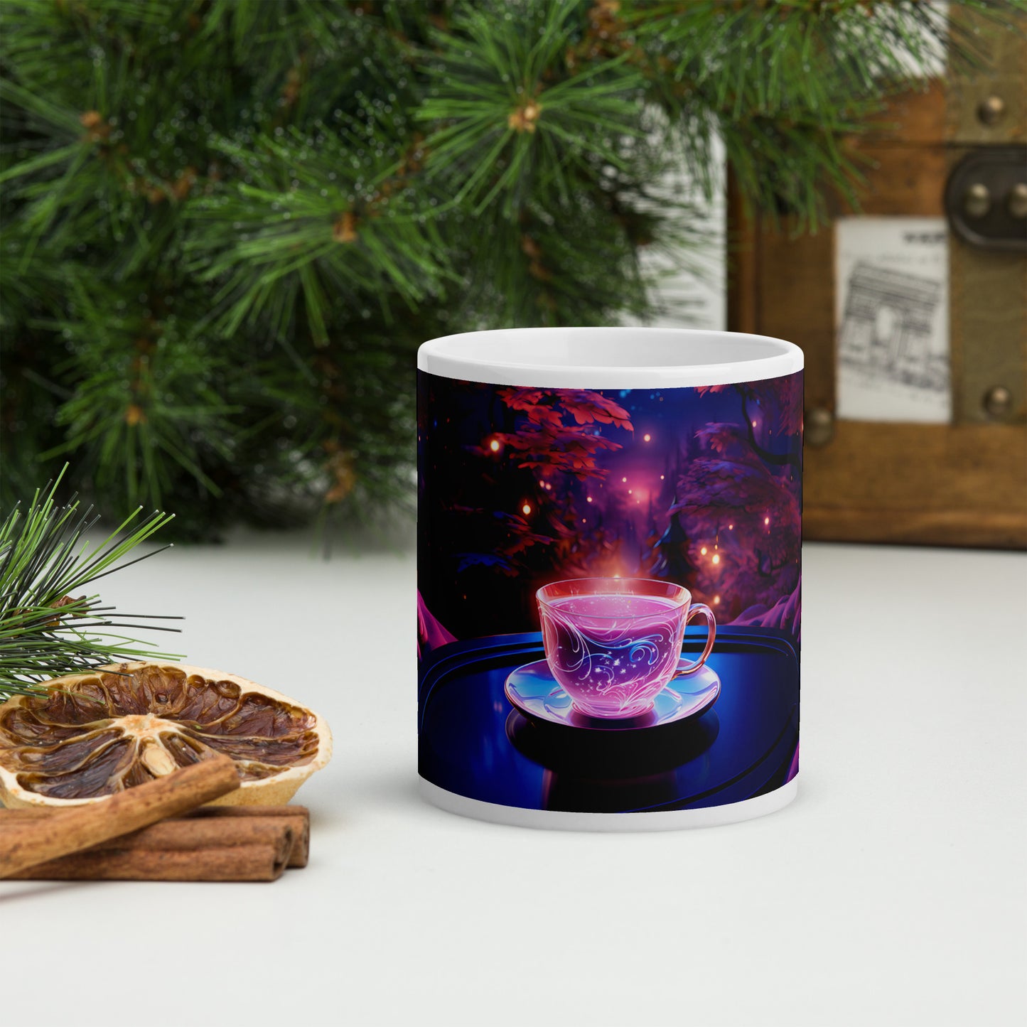 Cosmic Coffee Cups Mug Wrap v2 - 11oz