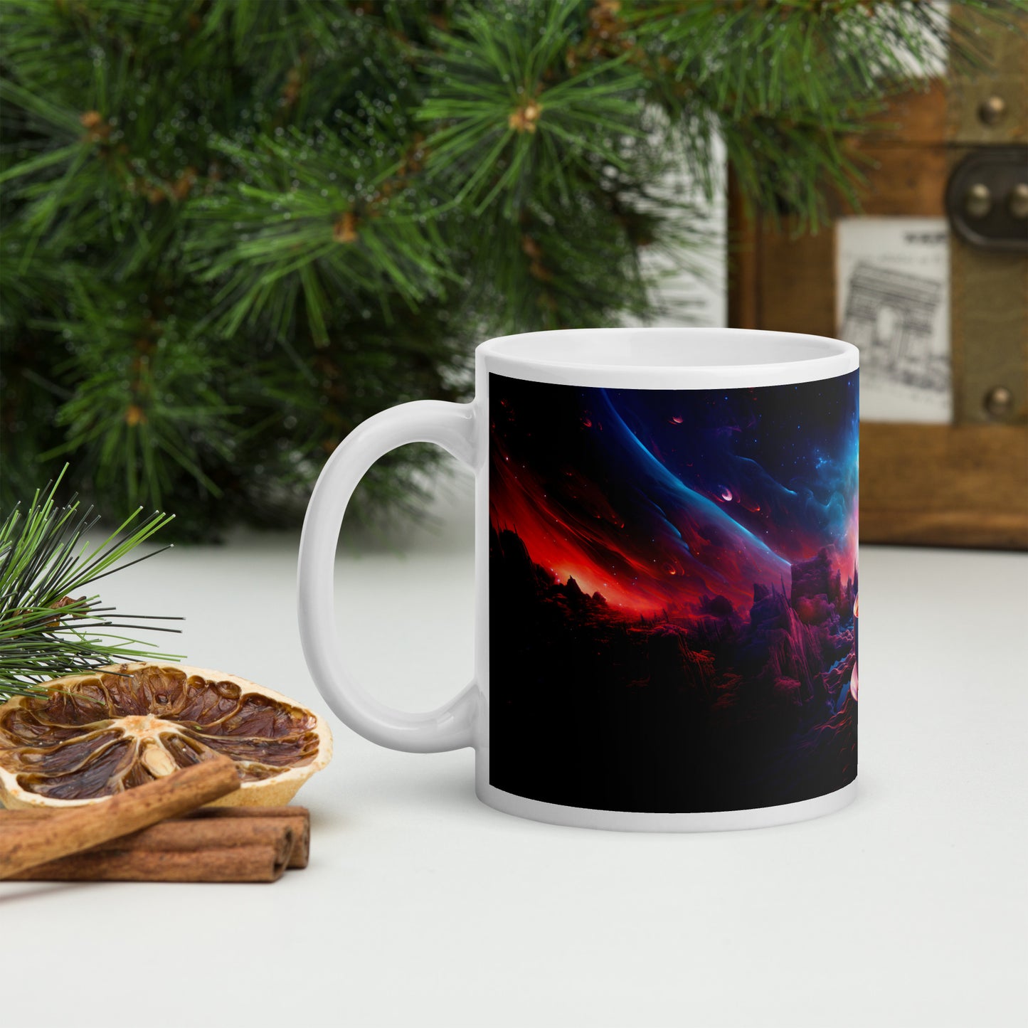 Cosmic Coffee Cups Mug Wrap v1 - 11oz