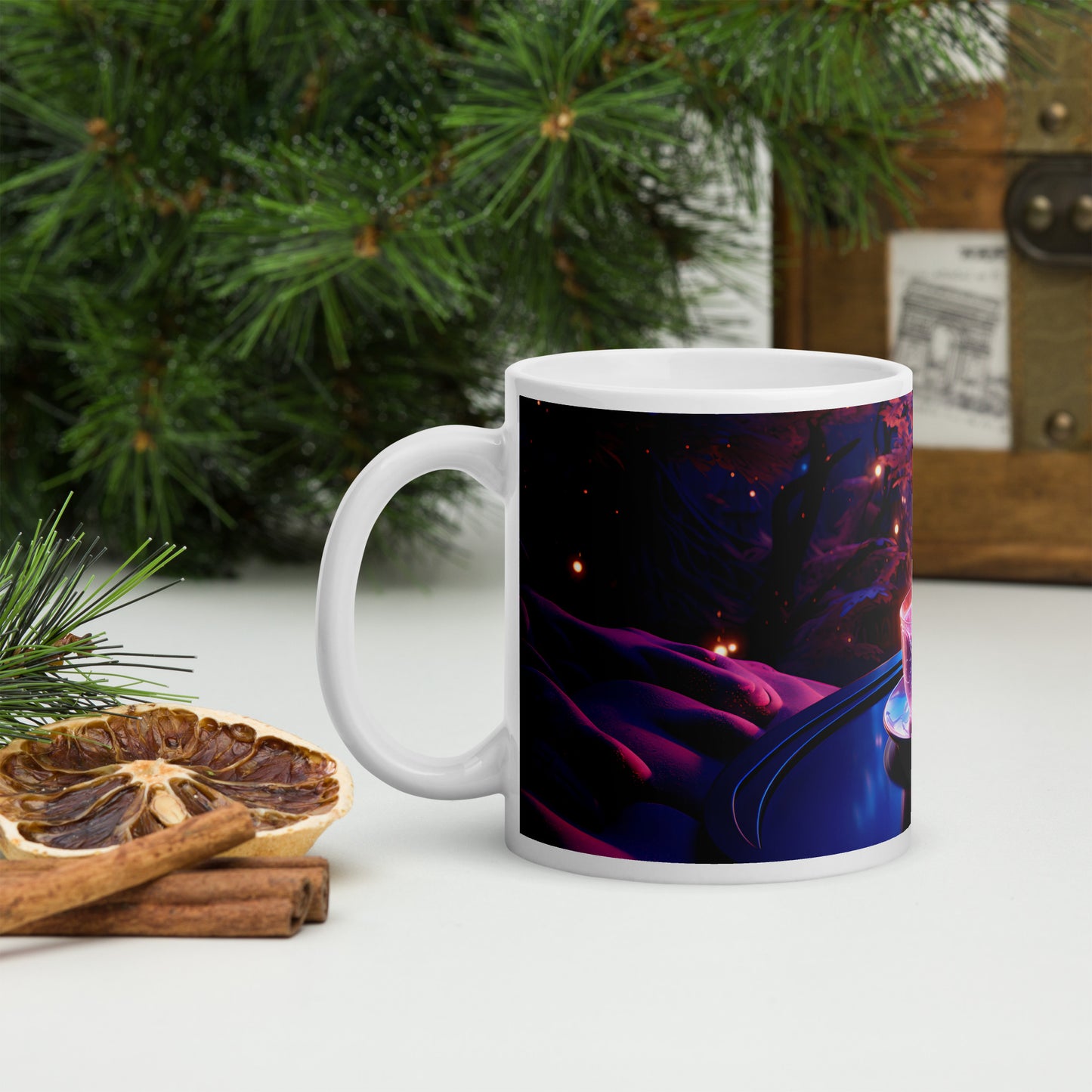 Cosmic Coffee Cups Mug Wrap v2 - 11oz