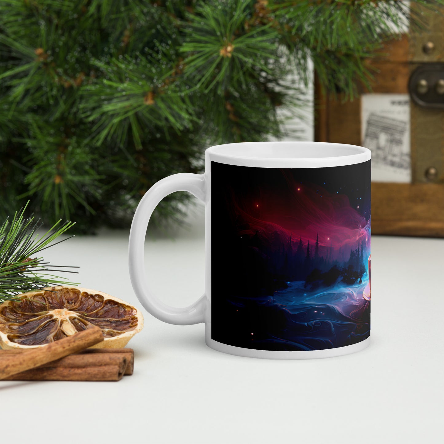 Cosmic Coffee Cups Mug Wrap v3 - 11oz